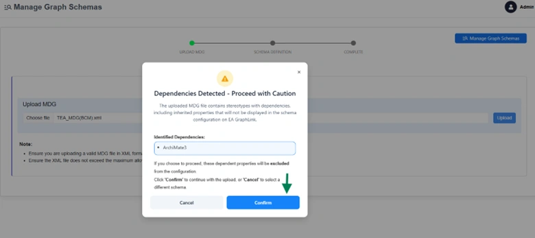 Upload Manage Graph Schemas