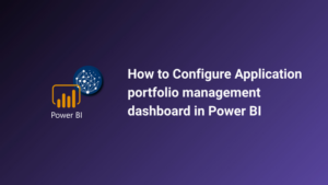 APM dashboard in Power BI