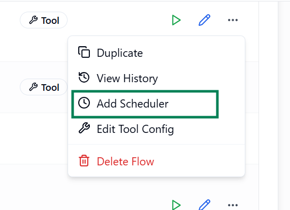 Accessing the Scheduler