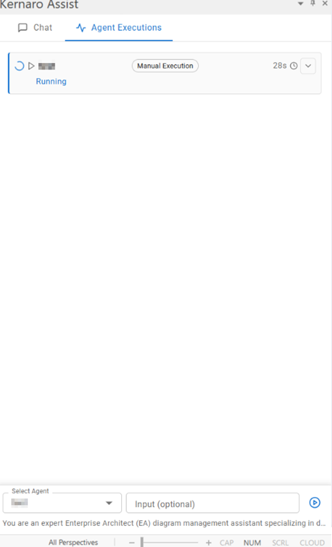 Agent Executions in the Chat Window