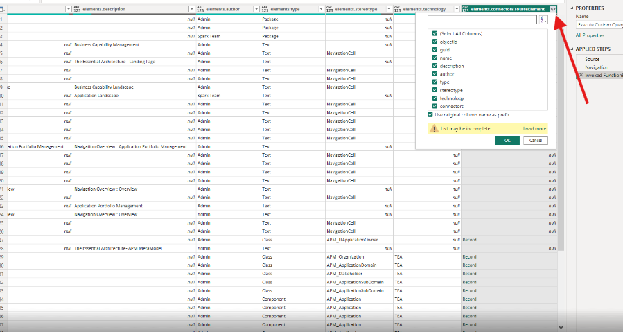 Auto-expansion for custom queries