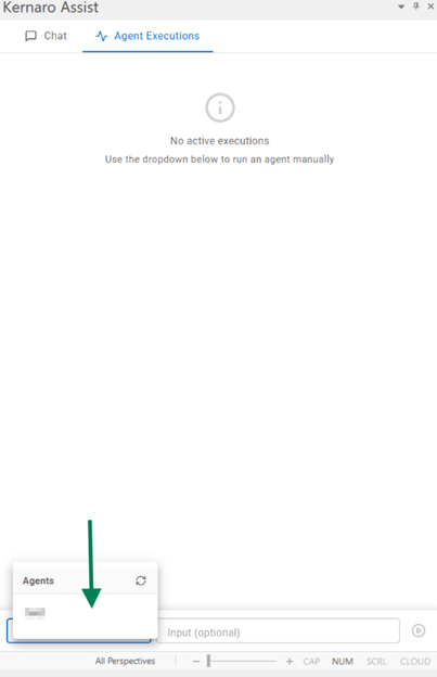 Click it to see execution details