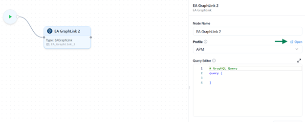 Open the GraphLink Editor